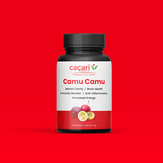 Caçari Health™ Camu Camu, 500mg 60 capsules/bottle